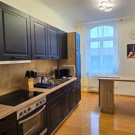 公寓 Grosszuegiges City-apartment Fuer 8 Gaeste Mit Parkplatz Im Zentrum *